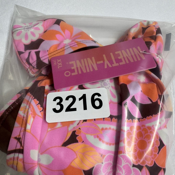 Ninety-Nine Degrees° Cheeky Hipster Bottoms Junior's Size XXL Pink Brown - Picture 8 of 8